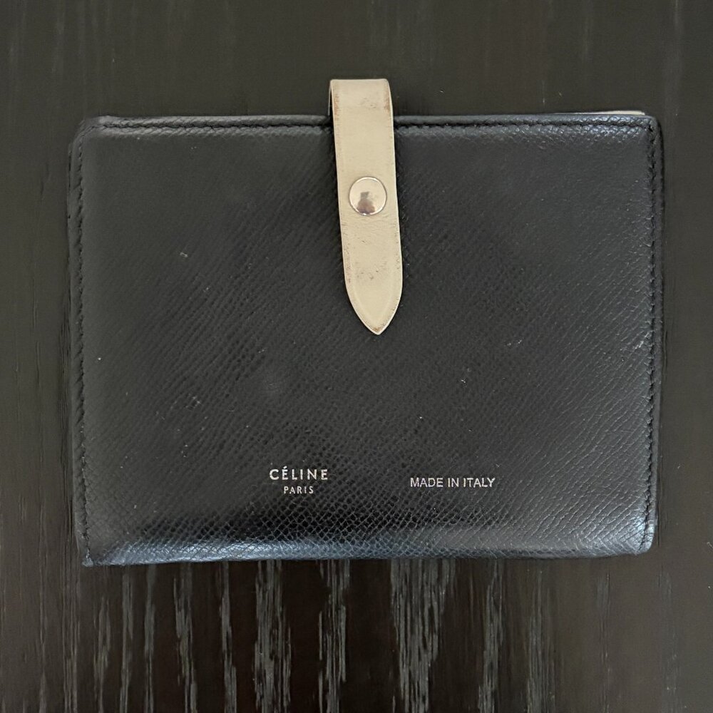Celine Phoebe Philo Black French Wallet